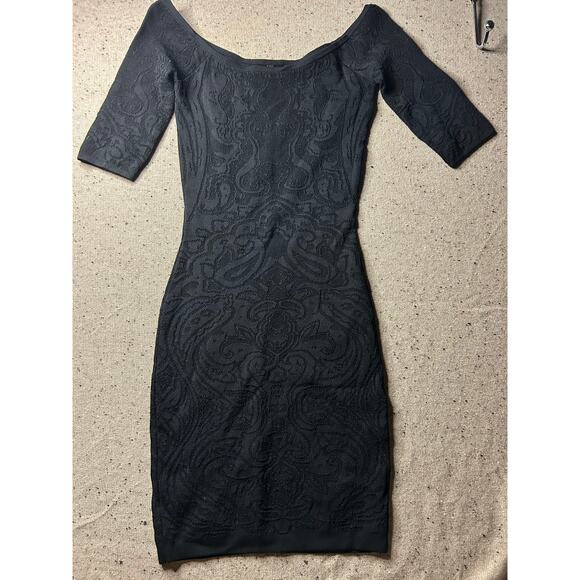 Guess Black Stretch Lace Bodycon Dress – Women’s Small - Picture 1 of 8